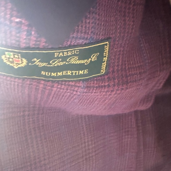 Brooks Brothers Classic Fit Wool-Linen-Silk Overcheck 1818 Sport Coat - Picture 7 of 7